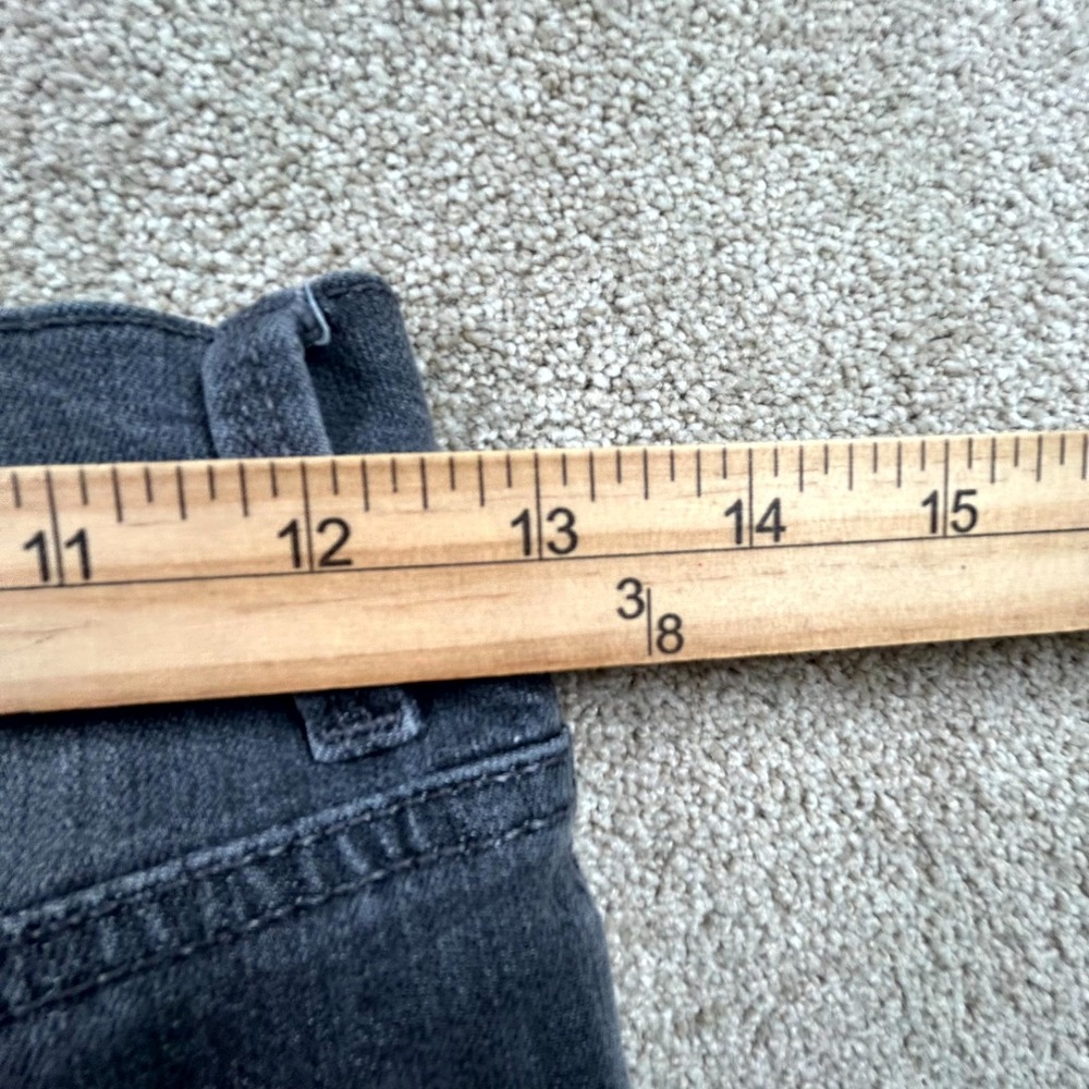Gloria Vanderbilt Amanda Skinny Jeans Womens 4P Black Whiskering Denim‎ Cotton - Picture 5 of 9